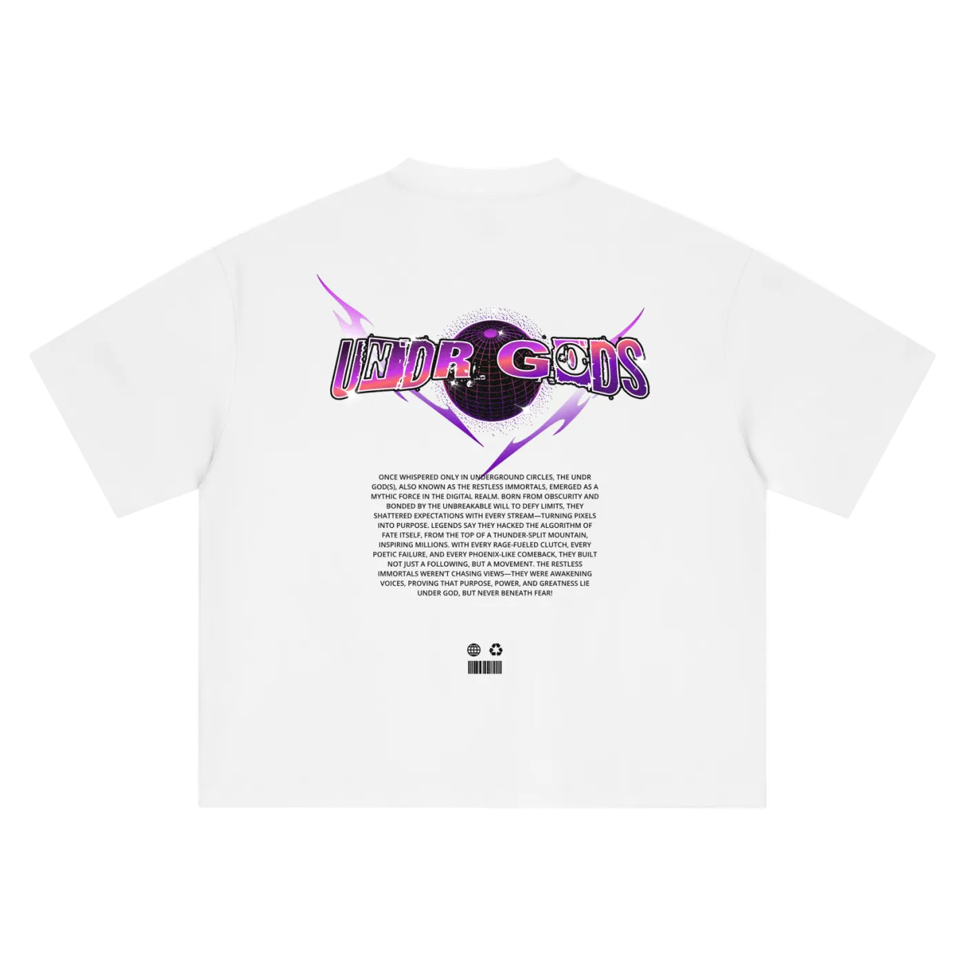 Undr God Oversized Boxy Tee