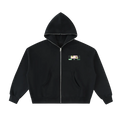 Undr God Emerald Full-Zip Boxy Hoodie (Top//set)