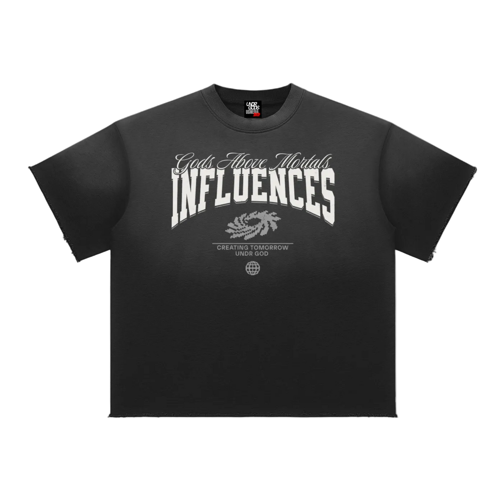 Undr Gods Faded Raw Edge Tee